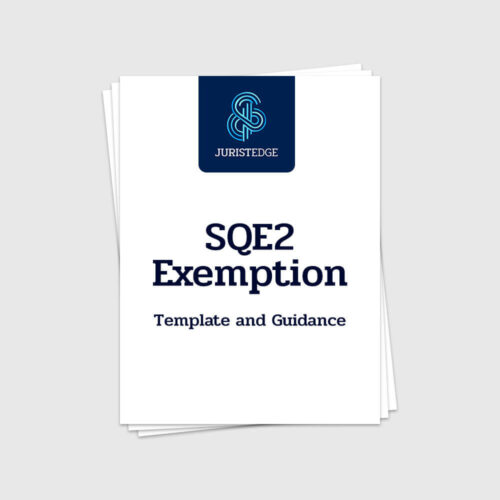 SQE2 Exemption Templates and guidance